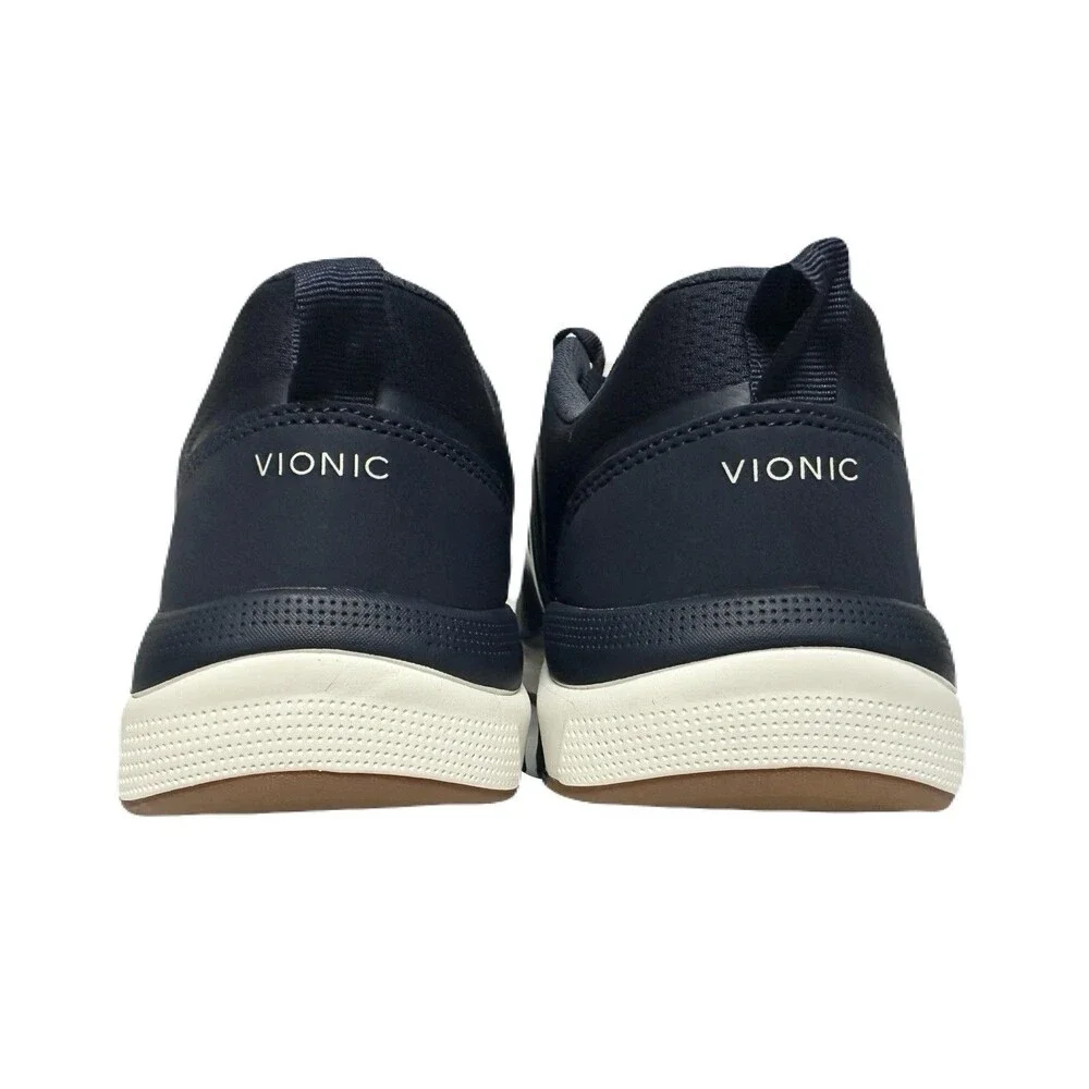 NEW Vionic Walk Strider Womens Size 8.5 Wide Fit Navy Comfort Oxford Sneakers - Picture 5 of 8